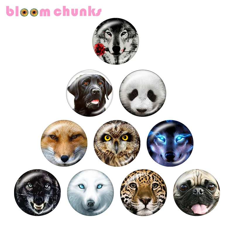 Animal Wolf fox dog 12mm/18mm/20mm/25mm Round glass cabochon flat back Making snap button jewelry S4473
Animal Wolf fox dog 12mm/18mm/20mm/25mm Round glass cabochon flat back Making snap button jewelry S4473