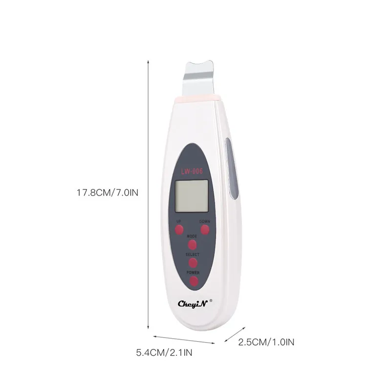 CkeyiN Ultrasonic Skin Scrubber Cleanser Face Cleaning Acne Removal Facial Spa Massager Ultrasound Peeling Clean Tone Lift Tight
CkeyiN Ultrasonic Skin Scrubber Cleanser Face Cleaning Acne Removal Facial Spa Massager Ultrasound Peeling Clean Tone Lift Tight