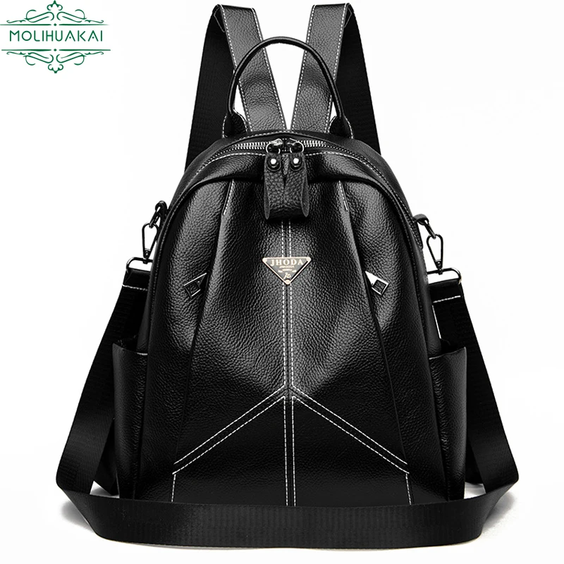 Designer Female Backpack High Quality Vintage Leather Backpacks for Women School Bag Travel Bagpack Ladies Sac A Dos Back Pack
Designer Female Backpack High Quality Vintage Leather Backpacks for Women School Bag Travel Bagpack Ladies Sac A Dos Back Pack
