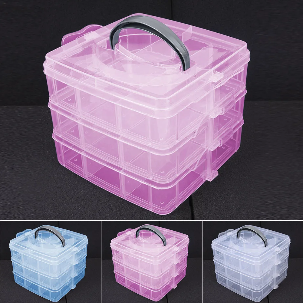 1*Storage Box Clear Plastic Jewelry Bead Storage Box 3 Layers Container Organizer Case Craft 2021 High Quality
1*Storage Box Clear Plastic Jewelry Bead Storage Box 3 Layers Container Organizer Case Craft 2021 High Quality