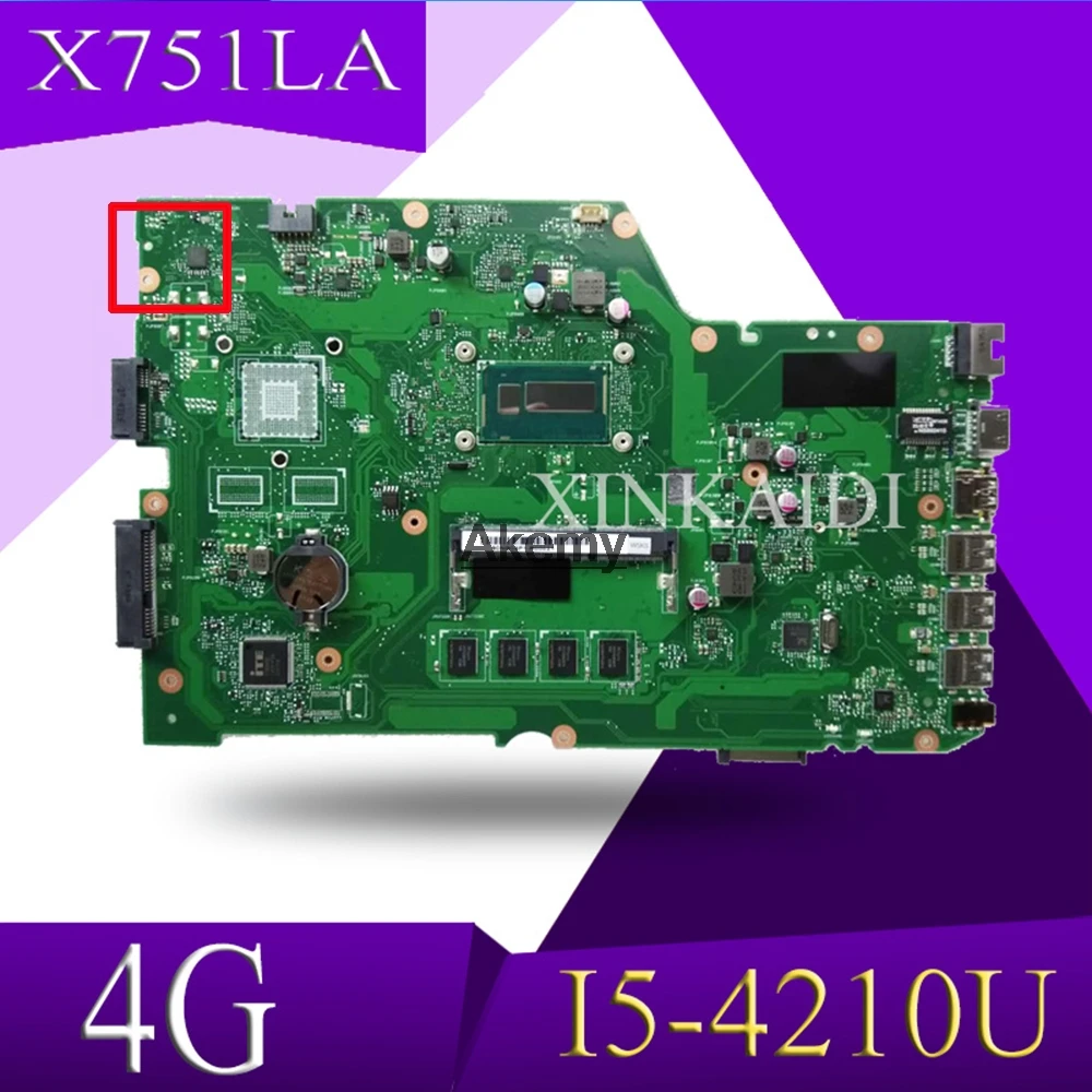 XinKaidi X751LA материнская плата для ноутбука ASUS X751LA X751LAB X751LD X751L X751 протестированный Оригинал материнская плата 4G Оперативная память I5-4210/4200U
XinKaidi X751LA материнская плата для ноутбука ASUS X751LA X751LAB X751LD X751L X751 протестированный Оригинал материнская плата 4G Оперативная память I5-4210/4200U