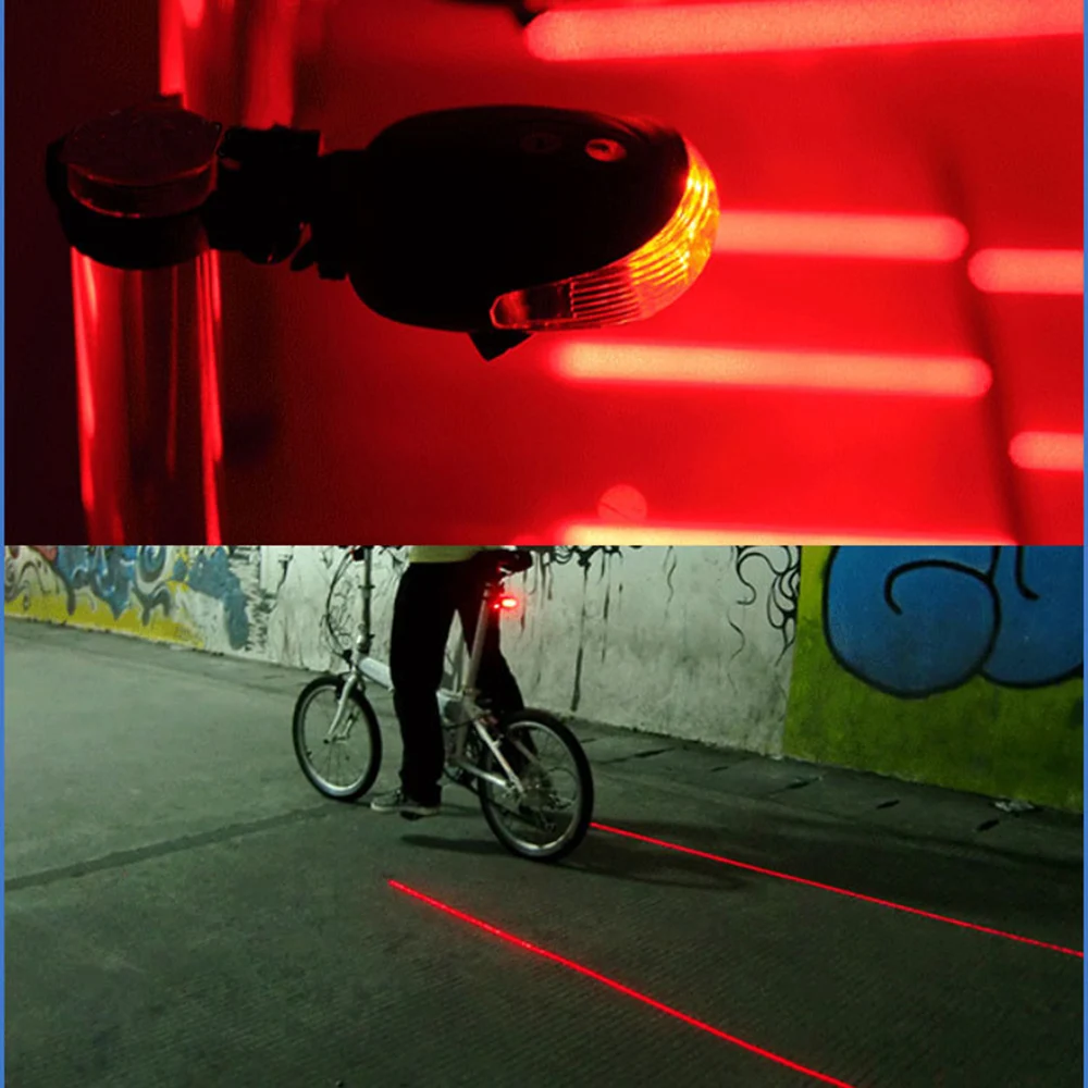 High Quality Waterproof Bicycle Cycling Lights Taillights 5LED Mountain Bike Laser Safety Warning Light Night Safety Lights
High Quality Waterproof Bicycle Cycling Lights Taillights 5LED Mountain Bike Laser Safety Warning Light Night Safety Lights