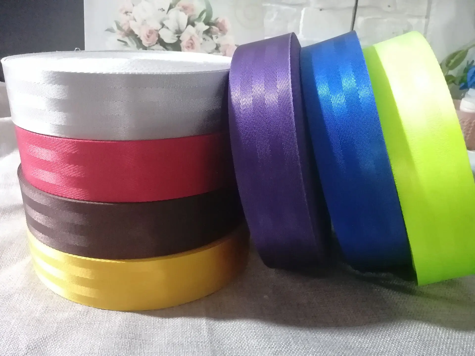 New Color 2" 5CM Strengthen Seat Belt Webbing Fabric DIY Racing Car Seat Safety Belts Harness For Honda vw Or DIY Backpack Parts
New Color 2" 5CM Strengthen Seat Belt Webbing Fabric DIY Racing Car Seat Safety Belts Harness For Honda vw Or DIY Backpack Parts