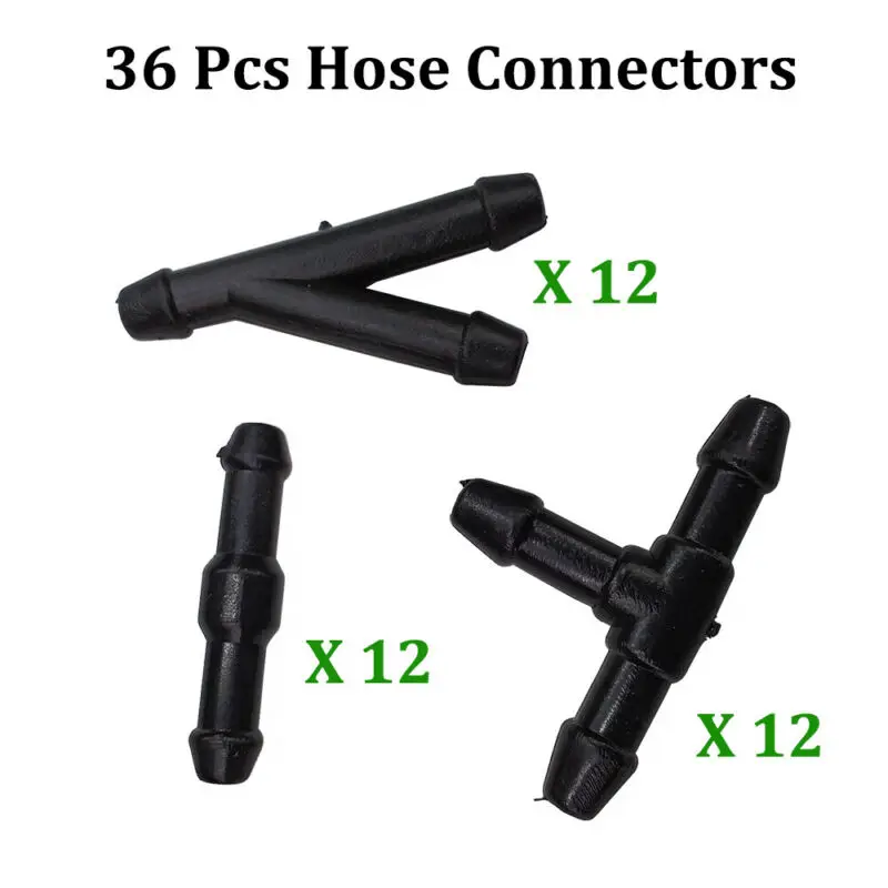Universal Connector Hose Fittings Joiner Nozzle Pipe Plastic Splitter Tube Washer Water Windshield Black Durable
Universal Connector Hose Fittings Joiner Nozzle Pipe Plastic Splitter Tube Washer Water Windshield Black Durable