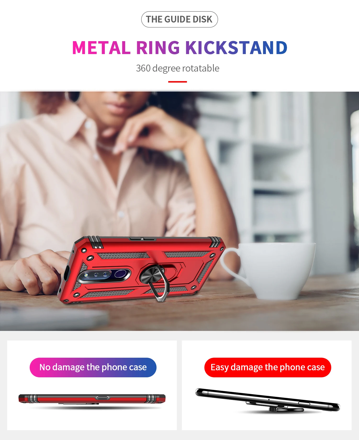 Luxury Armor With Ring Bracket Car Magnetic Protection Phone Case For OPPO A32 A52 A72 A92 A15 A15S A35 A94 A93 4G A53 A53S Case
Luxury Armor With Ring Bracket Car Magnetic Protection Phone Case For OPPO A32 A52 A72 A92 A15 A15S A35 A94 A93 4G A53 A53S Case