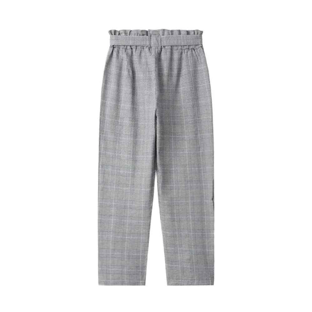 Women Fashion Plaid Pleated High Waist Skinny Pencil Pants Trousers with Sash Pencil Pants Trousers Pencil Pants Trousers women
Women Fashion Plaid Pleated High Waist Skinny Pencil Pants Trousers with Sash Pencil Pants Trousers Pencil Pants Trousers women