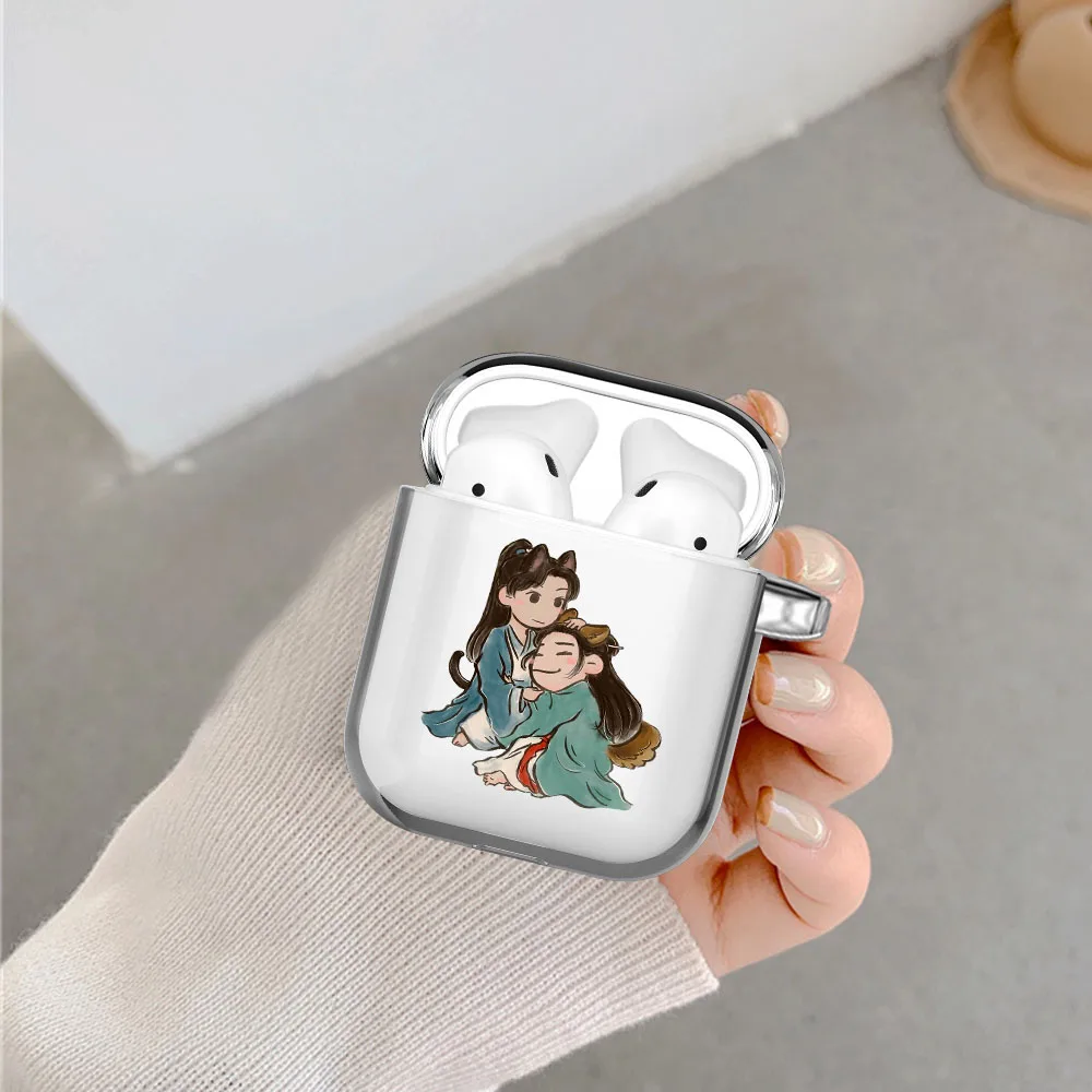 Word of Honor TV Shan He Ling Cartoon Transparent Airpod Case for Apple Airpods 1 2 Cover Wireless bluetooth Earphone Coque
Word of Honor TV Shan He Ling Cartoon Transparent Airpod Case for Apple Airpods 1 2 Cover Wireless bluetooth Earphone Coque