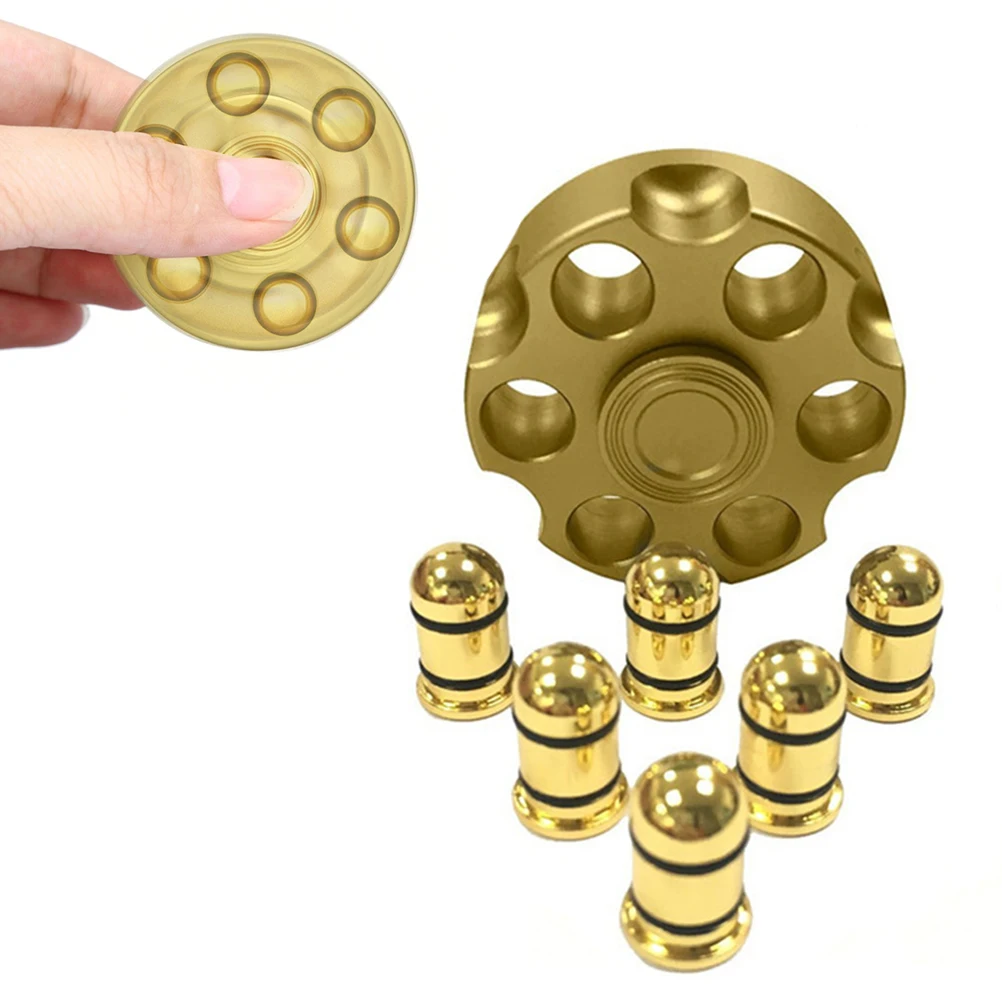 Fidget Spinning Revolver Design Relieve Stress Toy Detachable Bullet EDC Rotating Adult Decomression Toy Children Gifts #20
Fidget Spinning Revolver Design Relieve Stress Toy Detachable Bullet EDC Rotating Adult Decomression Toy Children Gifts #20