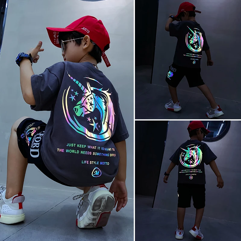 Fashion Summer Boys Clothing Sets Children T-Shirt + Pants Hip Hop Set Streetwear Kids Baby Boys Clothes Suits Teen 3-15 Year
Fashion Summer Boys Clothing Sets Children T-Shirt + Pants Hip Hop Set Streetwear Kids Baby Boys Clothes Suits Teen 3-15 Year