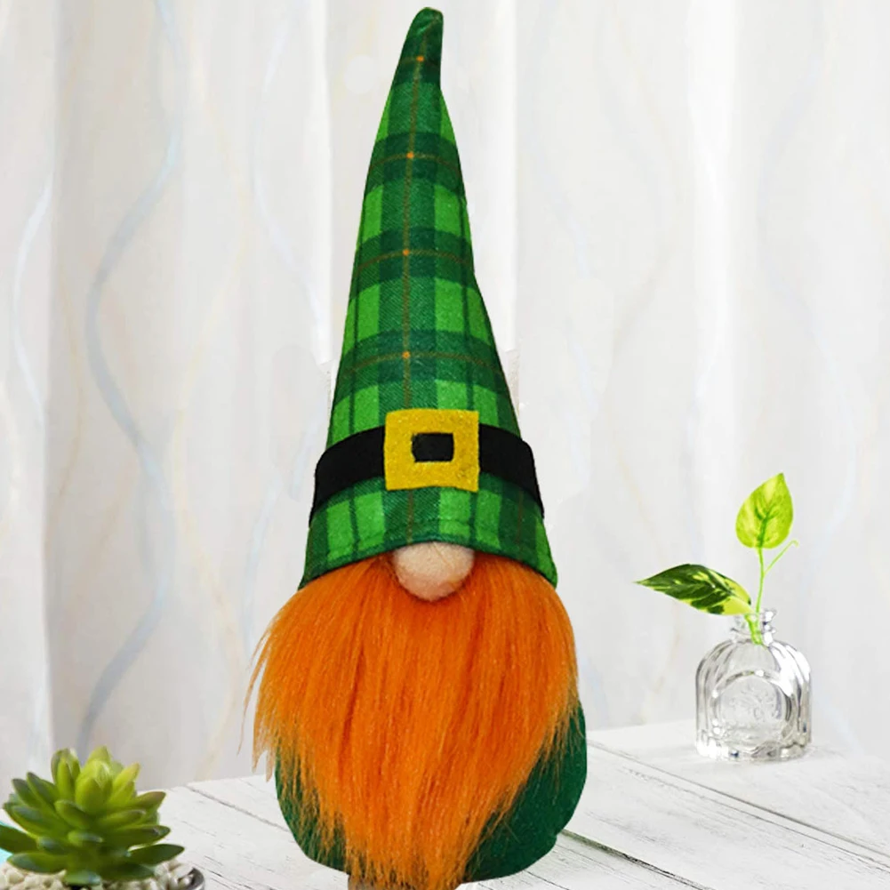 2PCS Gnome Faceless Doll St. Patricks Day Irish Plush Elf Dwarf Doll Ornament Shamrock Green Hat Decoration For Home Garden
2PCS Gnome Faceless Doll St. Patricks Day Irish Plush Elf Dwarf Doll Ornament Shamrock Green Hat Decoration For Home Garden