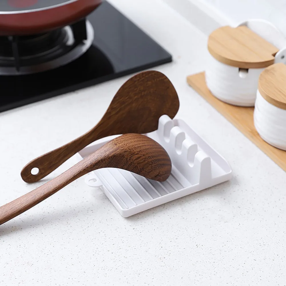 Kitchen Plastic Cooking Utensil Holder Rest Spoon Spatula Heat Resistant Tool Holders Fork Rack Shelf Organizer Non-slip Pad
Kitchen Plastic Cooking Utensil Holder Rest Spoon Spatula Heat Resistant Tool Holders Fork Rack Shelf Organizer Non-slip Pad