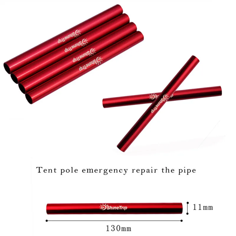 4 Pcs/Pack Aluminum Tent Pole Repair Tube Single Rod Adjustment Pipe Emergency Camping Awning Accessories
4 Pcs/Pack Aluminum Tent Pole Repair Tube Single Rod Adjustment Pipe Emergency Camping Awning Accessories