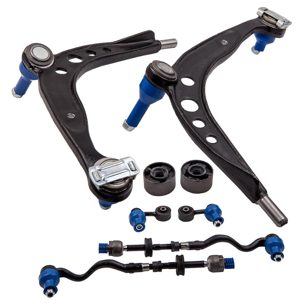 8pcs Front Suspension Control Arms and Tie Rod End Assembly Kit for BMW Z3 E36 Models 1995-1998
8pcs Front Suspension Control Arms and Tie Rod End Assembly Kit for BMW Z3 E36 Models 1995-1998