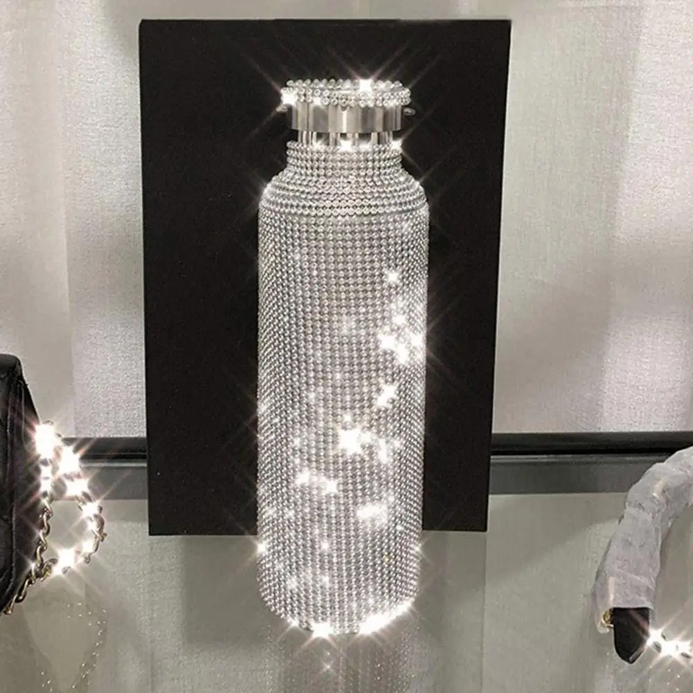 350/500/750ml Shinning Water Bottle with Rhinestones Thermos Bottle Stainless Steel Cup Silver Diamond Flask Vacuum Bottle
350/500/750ml Shinning Water Bottle with Rhinestones Thermos Bottle Stainless Steel Cup Silver Diamond Flask Vacuum Bottle