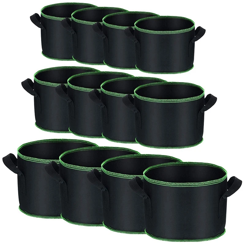 12Pack Plant Planting Bag, 1/3/5 Gallon Vegetable/Flower/Plant Planting Bag for Outdoor and Indoor Planting
12Pack Plant Planting Bag, 1/3/5 Gallon Vegetable/Flower/Plant Planting Bag for Outdoor and Indoor Planting
