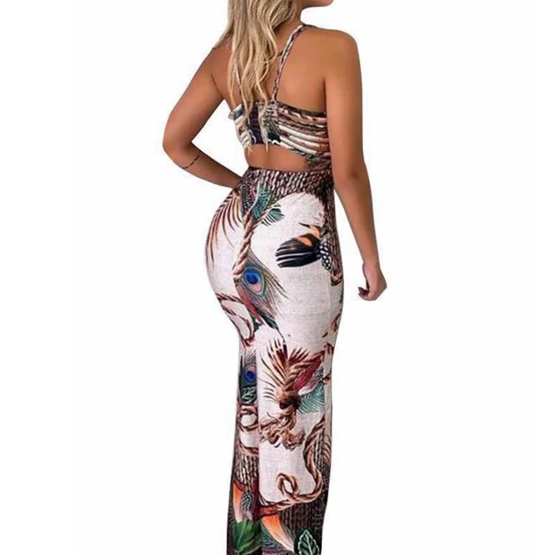 Wholesale Sexy Clothes Halter Slit Floral Print Bohemian Maxi Dress Costume Evening Party Prom Night Club Split Bodycon Dress
Wholesale Sexy Clothes Halter Slit Floral Print Bohemian Maxi Dress Costume Evening Party Prom Night Club Split Bodycon Dress