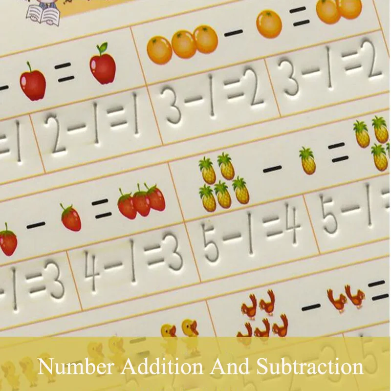 English Lettering Copybook 3 Style Baby Toy Education Numbers in English Calculation Practice Book for Calligraphy Writing
English Lettering Copybook 3 Style Baby Toy Education Numbers in English Calculation Practice Book for Calligraphy Writing