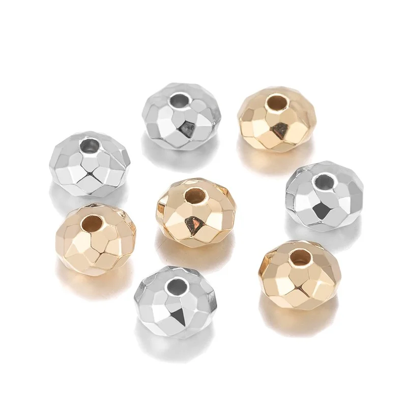 50pcs/lot Bulk Seed Spacer Wheel Round CCB Plastic Loose Beads for Bracelet Necklace DIY Jewelry Makings Supplies Accessories
50pcs/lot Bulk Seed Spacer Wheel Round CCB Plastic Loose Beads for Bracelet Necklace DIY Jewelry Makings Supplies Accessories