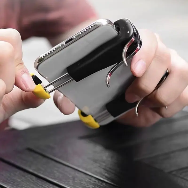 Left Right Game Trigger Gamepad Game Controller Grip Joystick for iPhone Android Cell Phone Game Supplies
Left Right Game Trigger Gamepad Game Controller Grip Joystick for iPhone Android Cell Phone Game Supplies