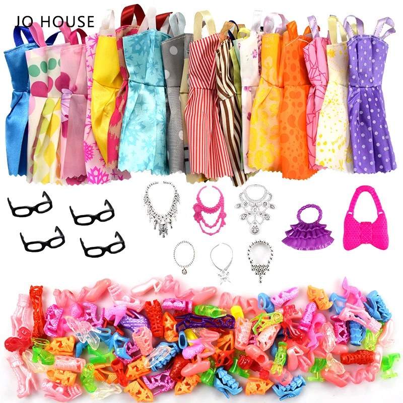 JO HOUSE 32-piece Dressing Suit Doll Accessories Clothing Universal For 30cm Doll Clothes Accessories
JO HOUSE 32-piece Dressing Suit Doll Accessories Clothing Universal For 30cm Doll Clothes Accessories