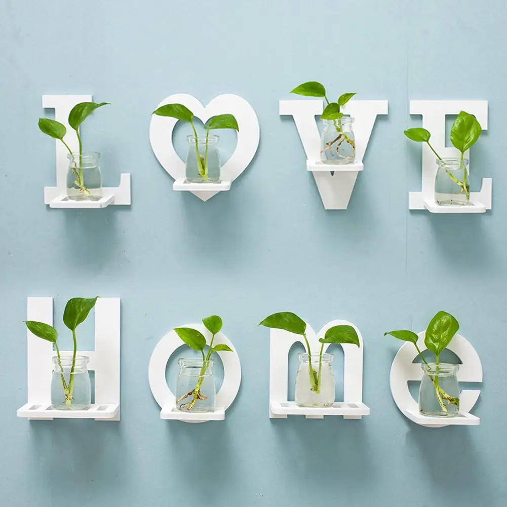 HOT SALES!!! 4Pcs HOME LOVE Letter Wall Hanging Potted Plant Storage Shelf Holder Room Decor storage holder with 4pcs bottle
HOT SALES!!! 4Pcs HOME LOVE Letter Wall Hanging Potted Plant Storage Shelf Holder Room Decor storage holder with 4pcs bottle