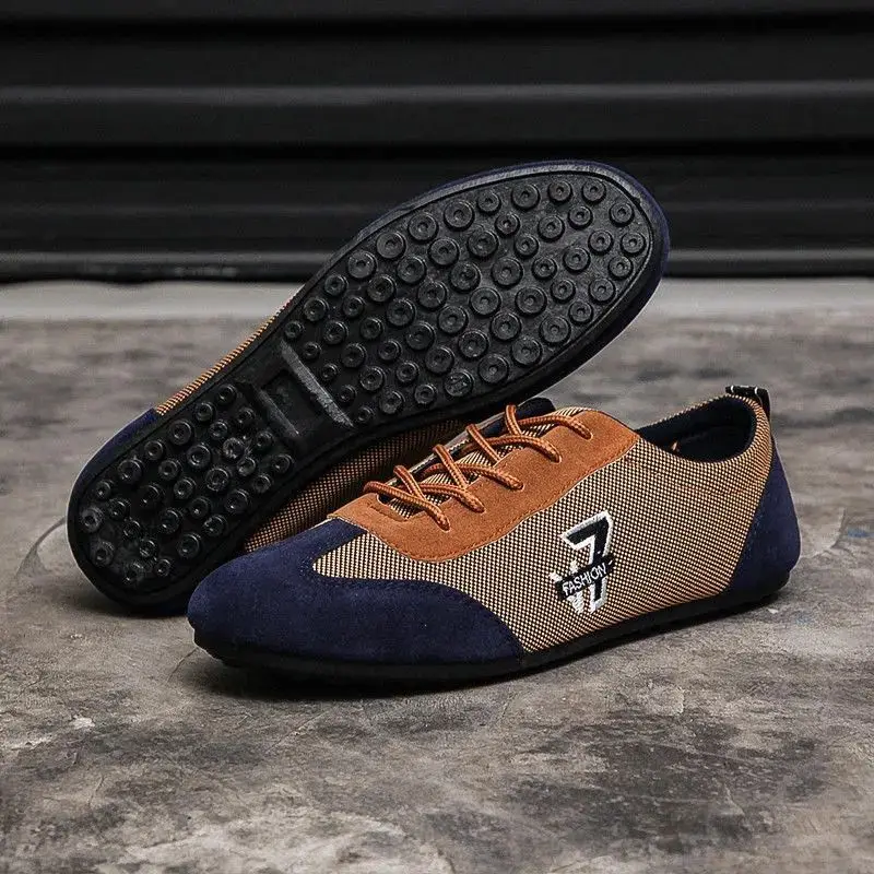 New Breathable Mesh Men's Casual Shoes Men's Flat Loafers One-step Men's Driving Shoes Sports Non-slip Lace-up Men's Shoes
New Breathable Mesh Men's Casual Shoes Men's Flat Loafers One-step Men's Driving Shoes Sports Non-slip Lace-up Men's Shoes