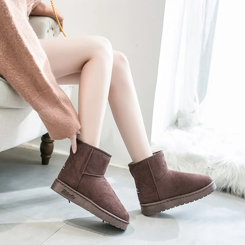 Женские зимние ботинки 2021 модные женская обувь с противоскользящей
