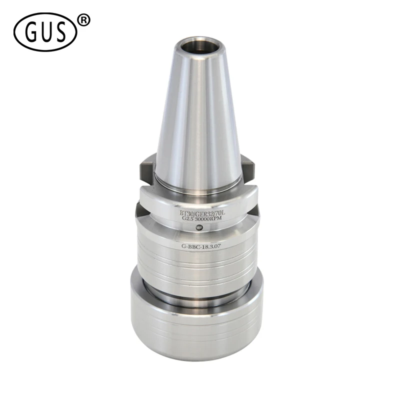GUS precision 0.002 BT30 GER16 GER20 GER25 GER32 60L 70L 100L engraving machine for CNC Machining Center Spindle Milling Cutter
GUS precision 0.002 BT30 GER16 GER20 GER25 GER32 60L 70L 100L engraving machine for CNC Machining Center Spindle Milling Cutter