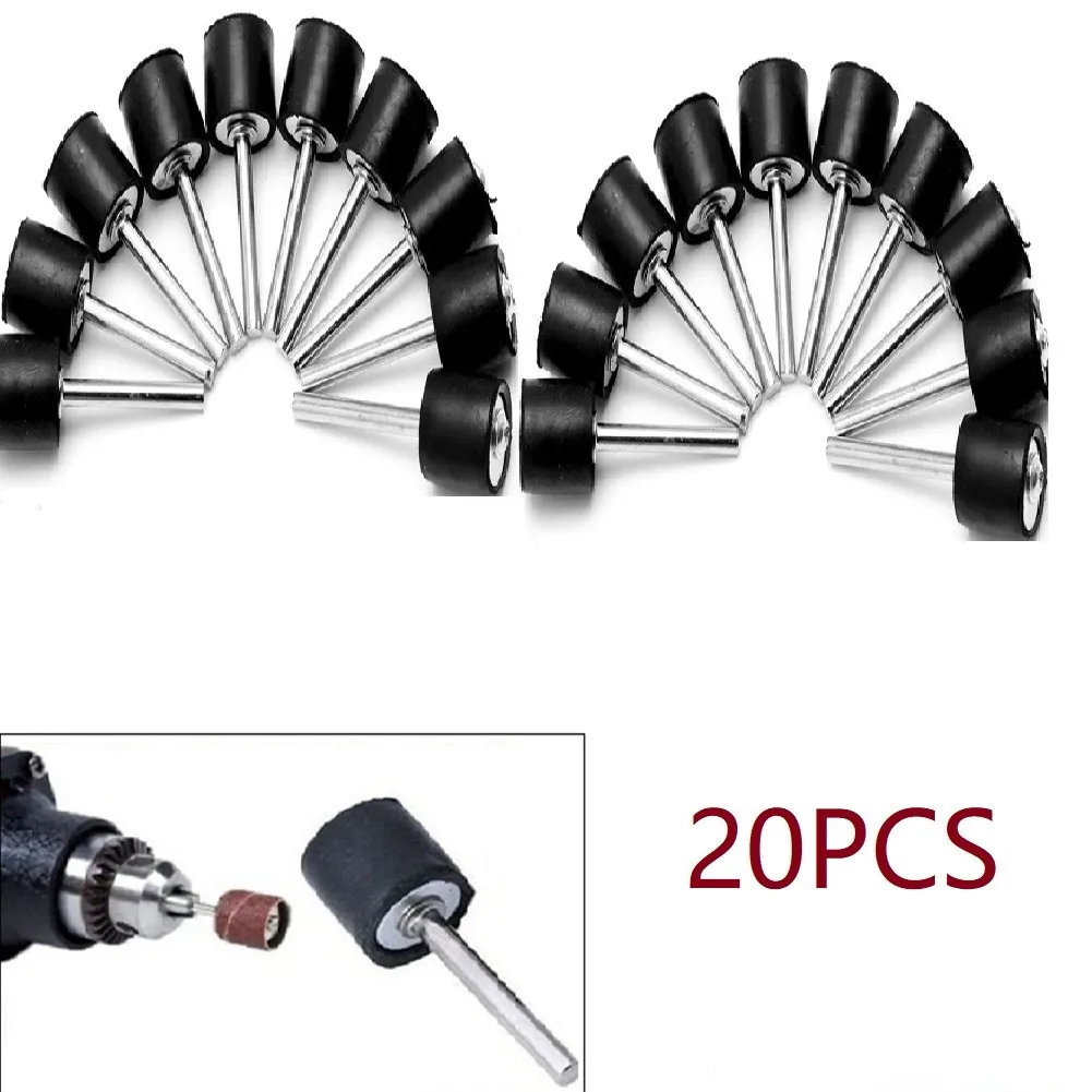 20pcs Drum Rubber Mandrels 1/8in Shank Sanding Sleeve For Rotary Tools 1/2" Diameter Of Mandrel Rubber Mandrel Set
20pcs Drum Rubber Mandrels 1/8in Shank Sanding Sleeve For Rotary Tools 1/2" Diameter Of Mandrel Rubber Mandrel Set