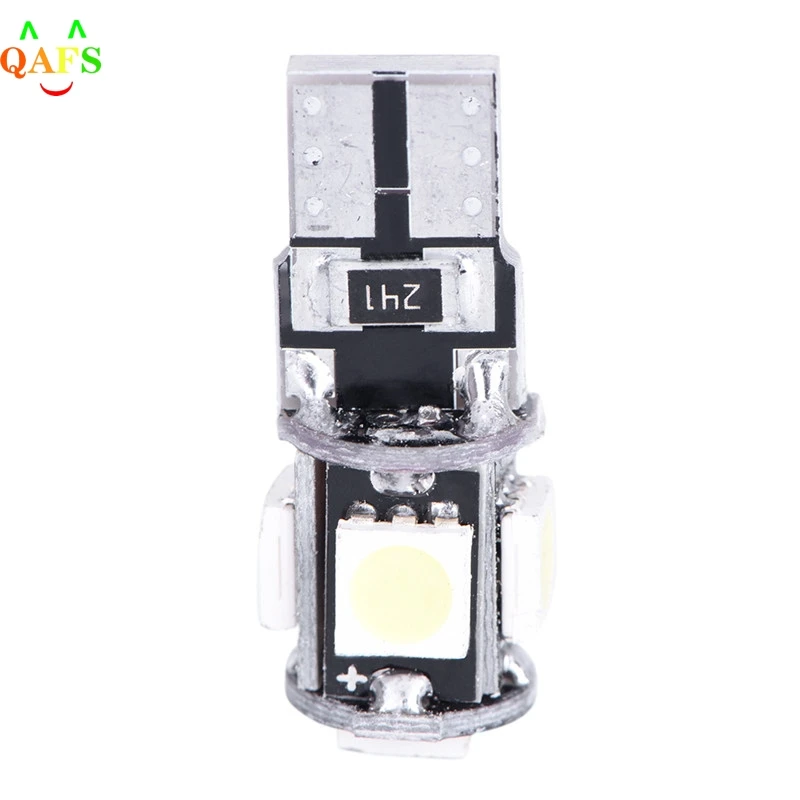 

10pcs/lot T10 5 smd 5050 led Canbus Error Free Car Lights W5W 194 5SMD LIGHT BULBS 168 2825 Car Lamp License Plate Light White