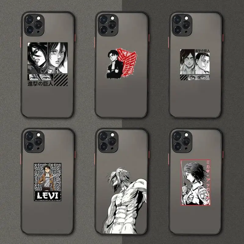 attack on Titan Phone Case matte transparent For iphone 7 8 11 12 plus mini x xs xr pro max cover
attack on Titan Phone Case matte transparent For iphone 7 8 11 12 plus mini x xs xr pro max cover