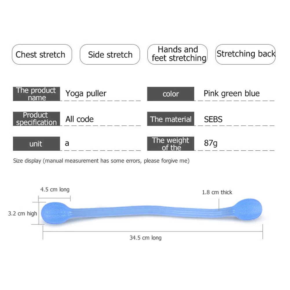 Yoga Fitness Gym Pull Rope SEBS Chest Expander Bands for Sports Exercise Workout Multi-function Equipment for Exercise
Yoga Fitness Gym Pull Rope SEBS Chest Expander Bands for Sports Exercise Workout Multi-function Equipment for Exercise