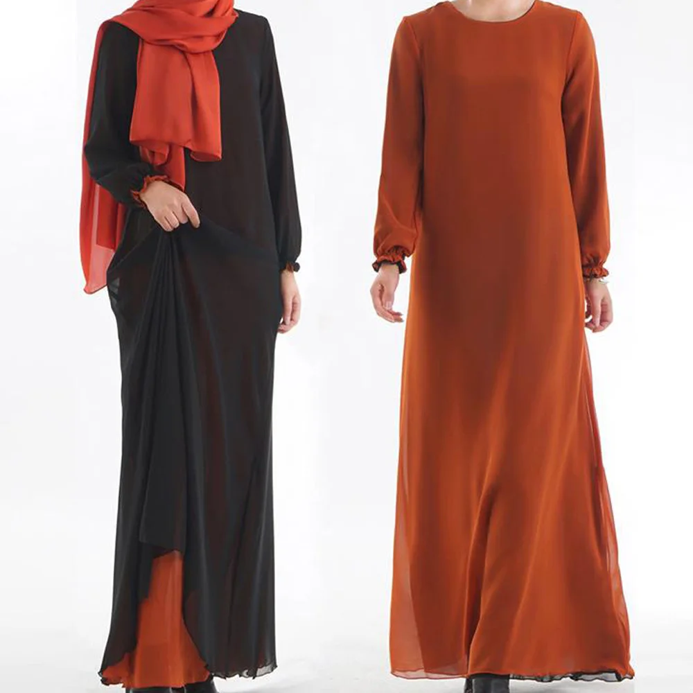 Eid Abaya Turkish Women Clothing Muslim Dress Robe Both Side Wear Chiffon Islamic Arabic Dubai Moroccan Kaftan Dress Vestidos
Eid Abaya Turkish Women Clothing Muslim Dress Robe Both Side Wear Chiffon Islamic Arabic Dubai Moroccan Kaftan Dress Vestidos