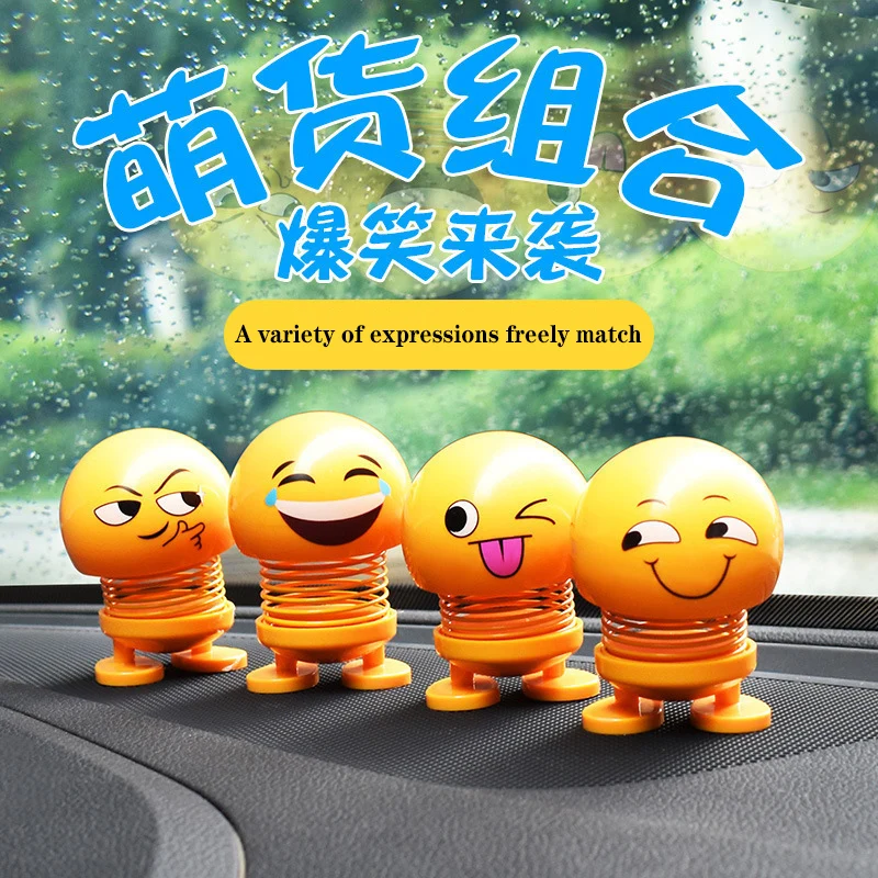 Auto Dash Board Spring Shook His Head Doll Car Decoration Ornaments Toy Spring Car Interior Doll Telescopic Toy Deformation
Auto Dash Board Spring Shook His Head Doll Car Decoration Ornaments Toy Spring Car Interior Doll Telescopic Toy Deformation