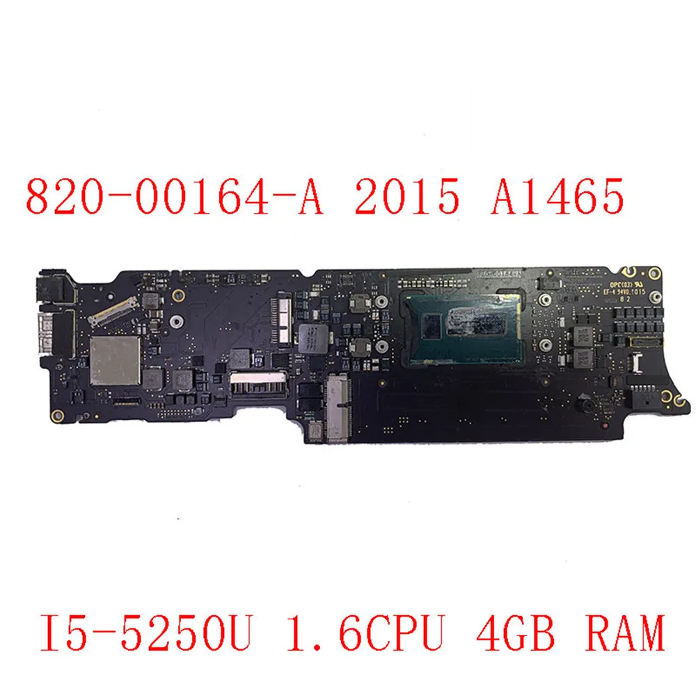 820-00164-A 2015 A1465 Motherboard 11\" Logic Board I5-5250u 1.6CPU 4GB for Macbook Air RAM Test Good Working Apire Apple SHELI
820-00164-A 2015 A1465 Motherboard 11\" Logic Board I5-5250u 1.6CPU 4GB for Macbook Air RAM Test Good Working Apire Apple SHELI