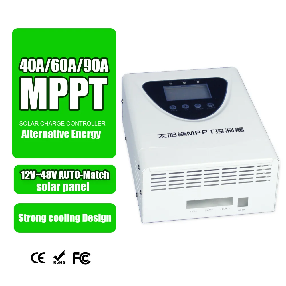 40A 60A 90A Solar MPPT Charge Controller Solar Panel MPPT LCD Display With 12V/24V/36V/48V Battery Regulator Dual USB
40A 60A 90A Solar MPPT Charge Controller Solar Panel MPPT LCD Display With 12V/24V/36V/48V Battery Regulator Dual USB