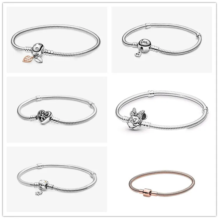 Amas Original 925 Sterling Silver Heart Bracelet Life Tree Maple Leaf Fashion Snake Bone Bracelet Momen Series Family Tree
Amas Original 925 Sterling Silver Heart Bracelet Life Tree Maple Leaf Fashion Snake Bone Bracelet Momen Series Family Tree