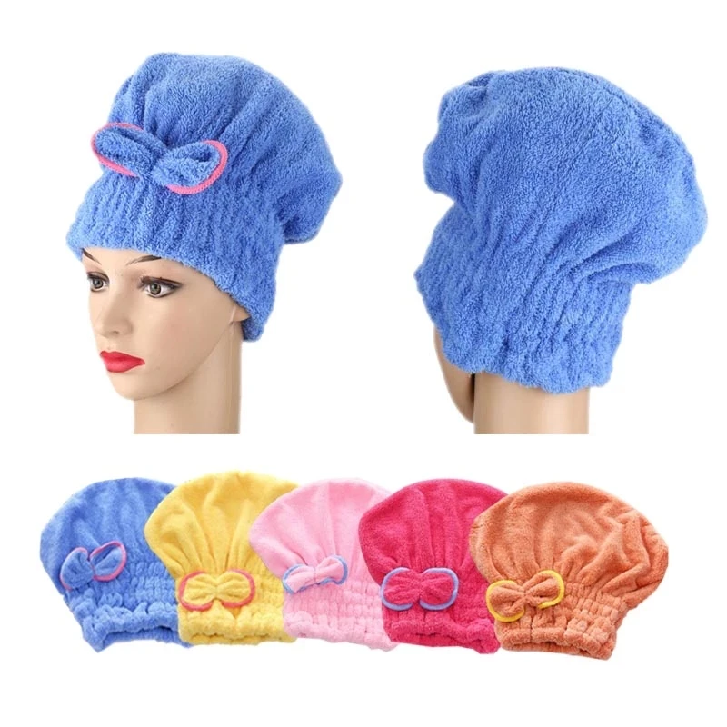 Microfibre Quick Hair Drying Bath Spa Bowknot Wrap Towel Hat Cap For Bath Bathroom Accessories
Microfibre Quick Hair Drying Bath Spa Bowknot Wrap Towel Hat Cap For Bath Bathroom Accessories