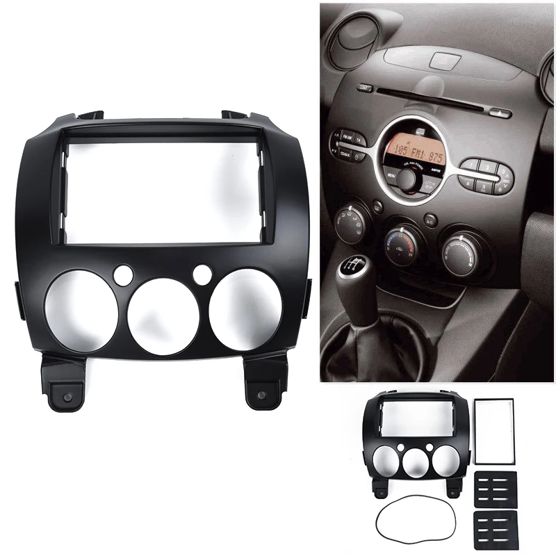Car Dash Radio Fascia Radio 2DIN Frame Panel For Mazda 2/Demio 2007-2014 Console Dash Kit DVD Stereo Trim
Car Dash Radio Fascia Radio 2DIN Frame Panel For Mazda 2/Demio 2007-2014 Console Dash Kit DVD Stereo Trim