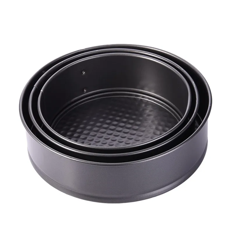 Round movable bottom cake mold, non-stick pull buckle detachable tray, carbon steel baking mold, household kitchen baking tools. 
Round movable bottom cake mold, non-stick pull buckle detachable tray, carbon steel baking mold, household kitchen baking tools.
