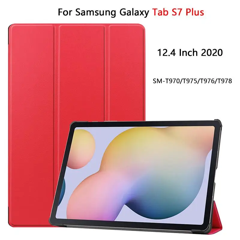 Case for Samsung Galaxy Tab S7 Plus 12.4In Tablet for SM-T970/T975/T976/T978 Strong Magnetic Trifold Stand Case Cover for S7P
Case for Samsung Galaxy Tab S7 Plus 12.4In Tablet for SM-T970/T975/T976/T978 Strong Magnetic Trifold Stand Case Cover for S7P