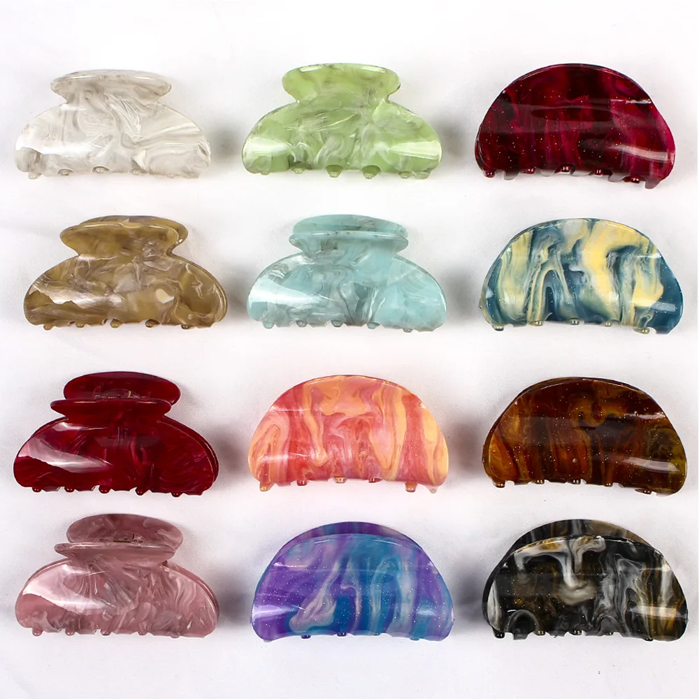Korean Acrylic Women Hair Claws Crab Charm Lady Hair Clips Clamps Retro Make Up Hairdress Hair Catch Headwear Hair Styling Tool
Korean Acrylic Women Hair Claws Crab Charm Lady Hair Clips Clamps Retro Make Up Hairdress Hair Catch Headwear Hair Styling Tool
