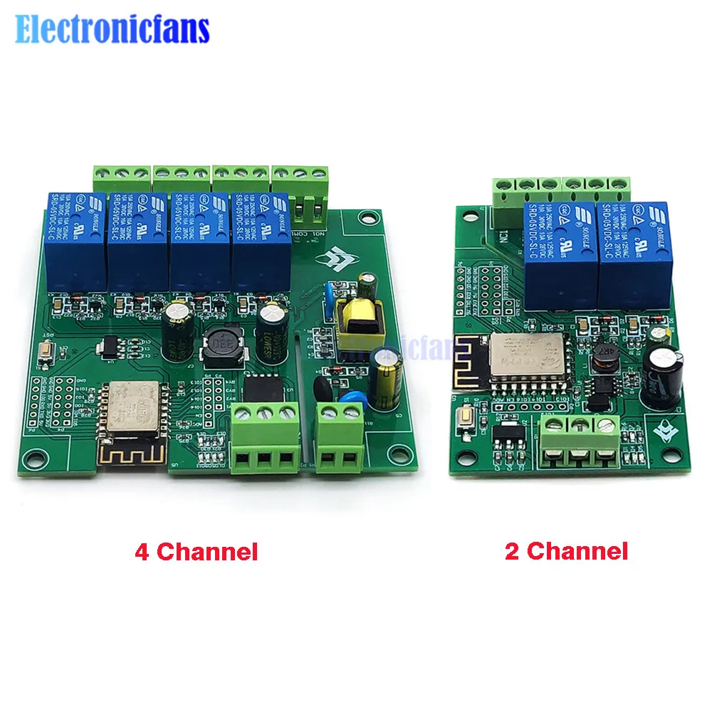 AC/DC Power Supply ESP8266 Wireless WIFI 2 Channel 4 Channel Relay Module ESP-12F Wifi Development Board for Arduino 5V/8-80V 
AC/DC Power Supply ESP8266 Wireless WIFI 2 Channel 4 Channel Relay Module ESP-12F Wifi Development Board for Arduino 5V/8-80V