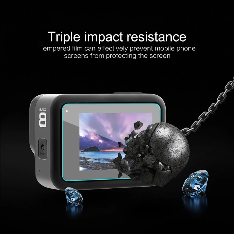 Tempered Glass Screen Protector Voor Gopro Hero 8 Lens Film Voor Gopro8 Go Pro 8 Front Screen Protector Camera Accessoires
Tempered Glass Screen Protector Voor Gopro Hero 8 Lens Film Voor Gopro8 Go Pro 8 Front Screen Protector Camera Accessoires