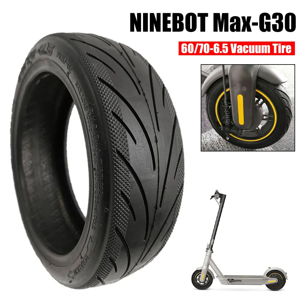Vacuum Tyre For 60/70-6.5 Ninebot Max G30 Electric Scooter Anti-Shock Wear Resistant Rubber Tire Electric Scooter Replacement
Vacuum Tyre For 60/70-6.5 Ninebot Max G30 Electric Scooter Anti-Shock Wear Resistant Rubber Tire Electric Scooter Replacement