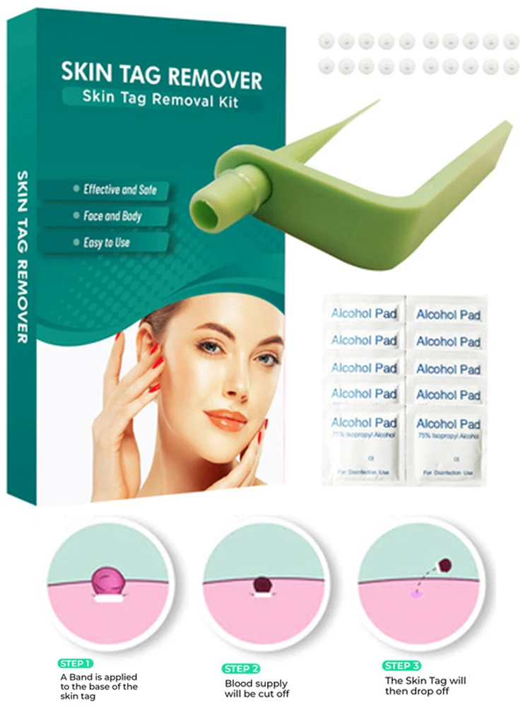 Skin Tags Remover Remove Warts Body Skin Care Tool With Remover Patch Wart Treatment Tagband Skin Tag Rubber Home Use Clean Skin
Skin Tags Remover Remove Warts Body Skin Care Tool With Remover Patch Wart Treatment Tagband Skin Tag Rubber Home Use Clean Skin