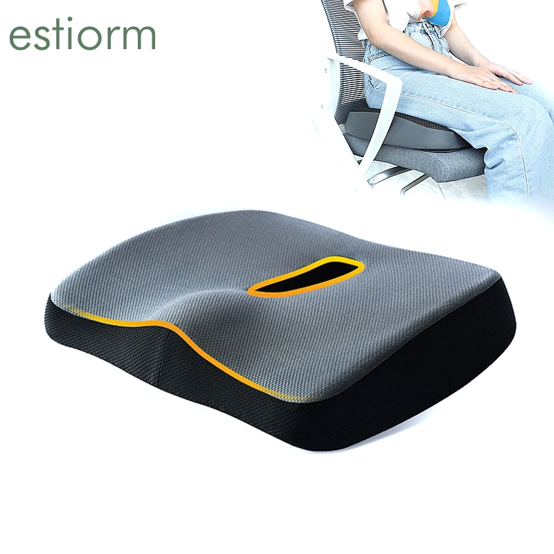 Comfort Seat Cushion For Office Chair & Car,Orthopedic Gel & Memory Foam Coccyx Cushion for Sciatica,Tailbone & Back Pain Relief
Comfort Seat Cushion For Office Chair & Car,Orthopedic Gel & Memory Foam Coccyx Cushion for Sciatica,Tailbone & Back Pain Relief