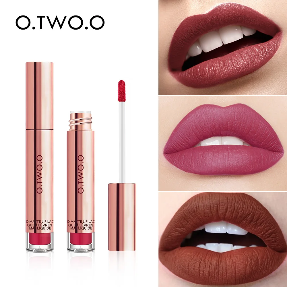 O.TWO.O 12 Color Liquid Lipstick Matte Lips Makeup Super Waterproof Non Sticky Lip Gloss Dark Nude Lipstick Brown Lip Gloss
O.TWO.O 12 Color Liquid Lipstick Matte Lips Makeup Super Waterproof Non Sticky Lip Gloss Dark Nude Lipstick Brown Lip Gloss