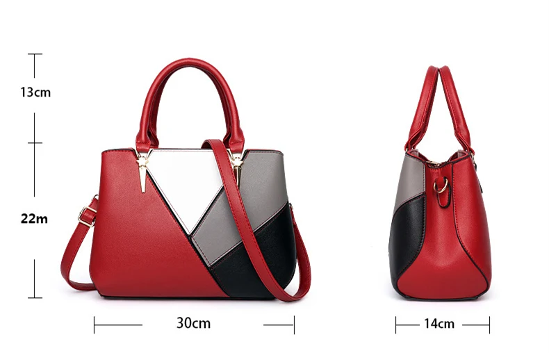 2020 European and American ladies shoulder bag stitching solid color PU leather handbags female bags classic large-capacity bag
2020 European and American ladies shoulder bag stitching solid color PU leather handbags female bags classic large-capacity bag