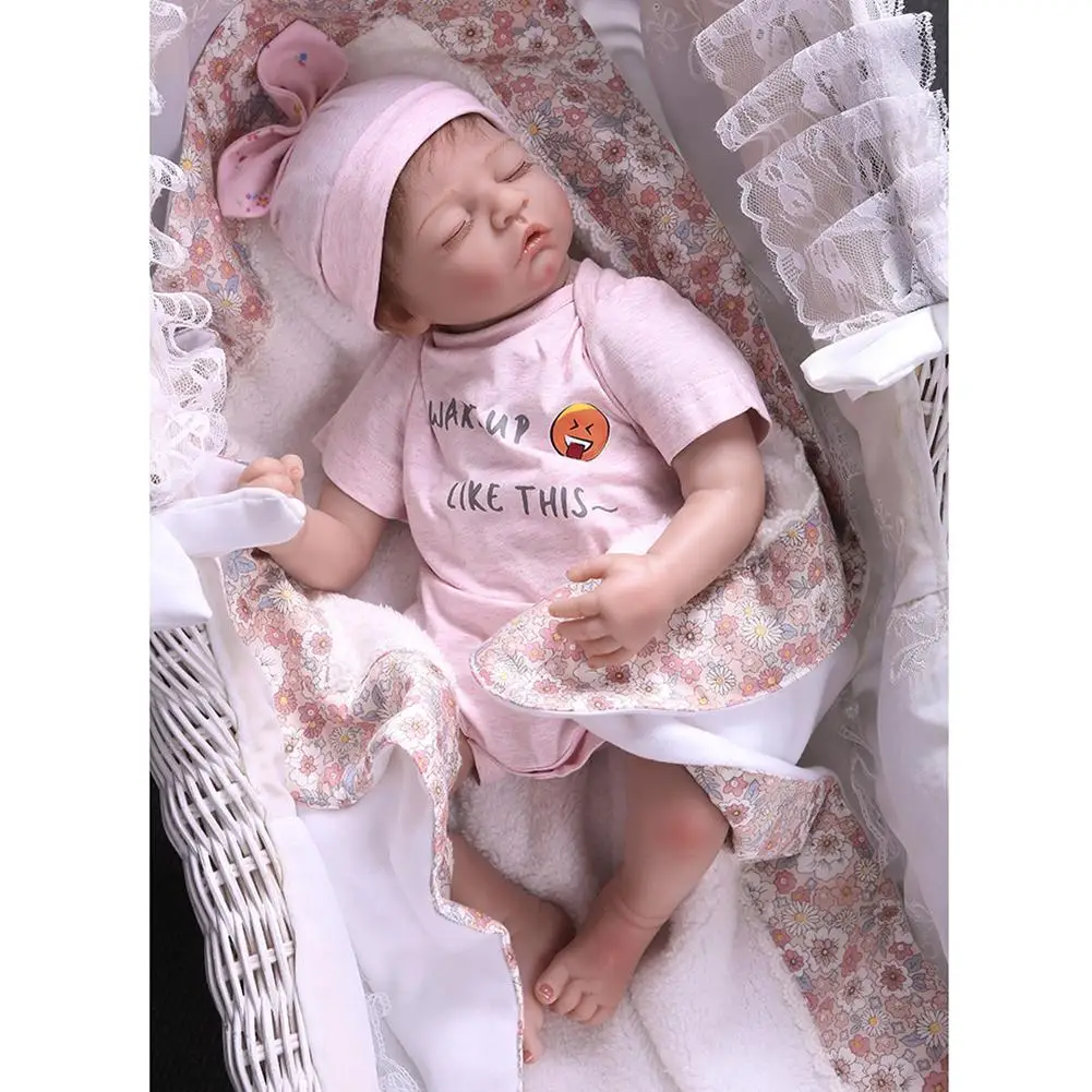 20" bebe doll reborn sweet girl doll in pink dress full body soft silicone lifelike baby doll Bath toy Anatomically Correct
20" bebe doll reborn sweet girl doll in pink dress full body soft silicone lifelike baby doll Bath toy Anatomically Correct